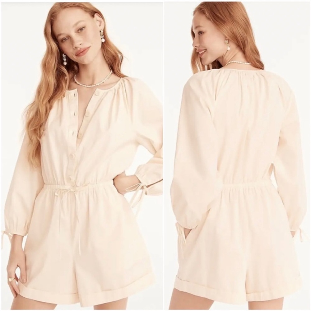 J. Crew Romper. Pale peach color.